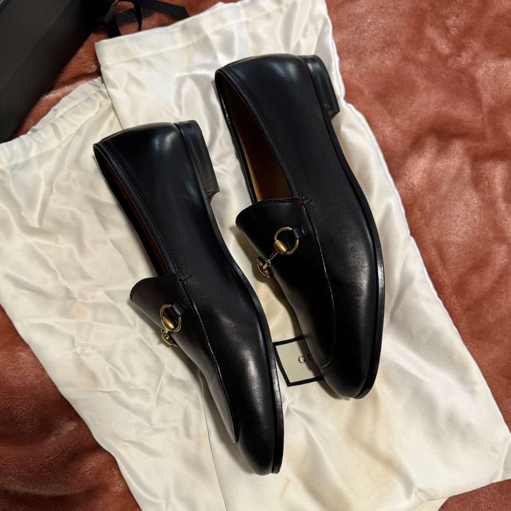GUCCI Jordaan Horsebit Women’s leather loafer - Picture 3 of 12